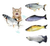 Pescado Juguete Tela Mascotas Con Movimiento Usb Para Gatos