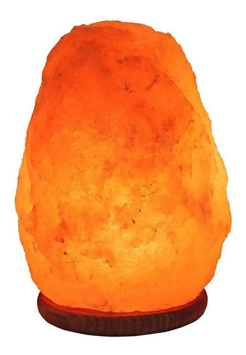 Lampara De Sal Del Himalaya Piedra De 2 A 3 Kg Importada